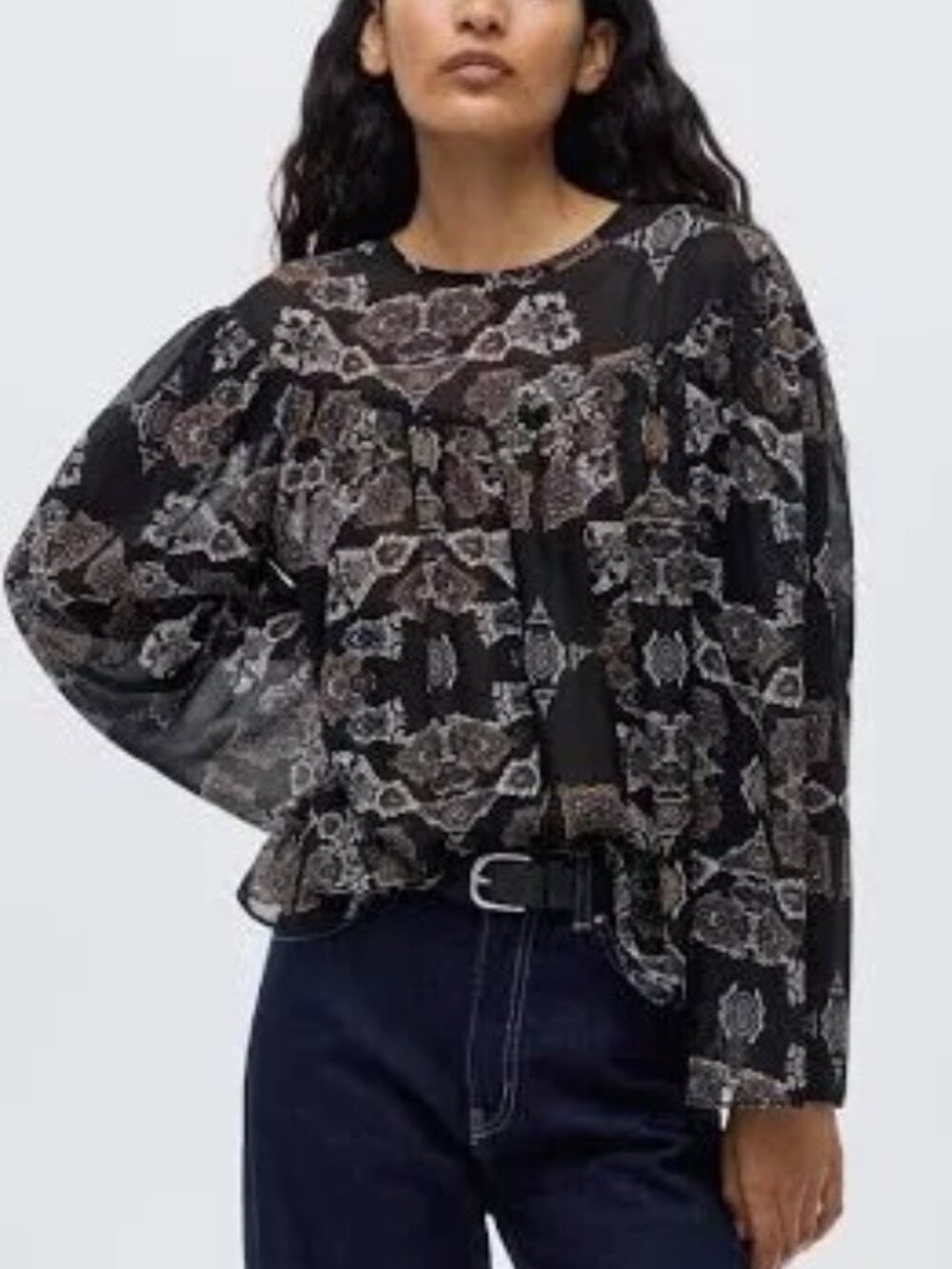 H&M Patterned Blouse - Picture 3 of 4